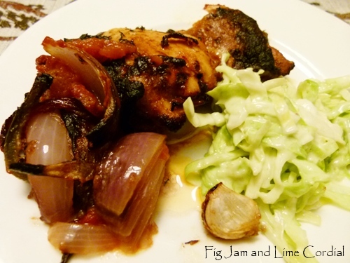 Hit ‘N’ Run Traybaked Chicken | Fig Jam and Lime Cordial