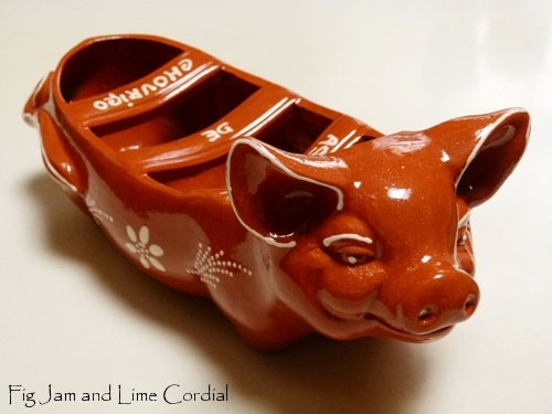 Pig On Fire! | Fig Jam and Lime Cordial